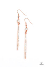 Load image into Gallery viewer, Skyscraping Shimmer - Copper Earrings