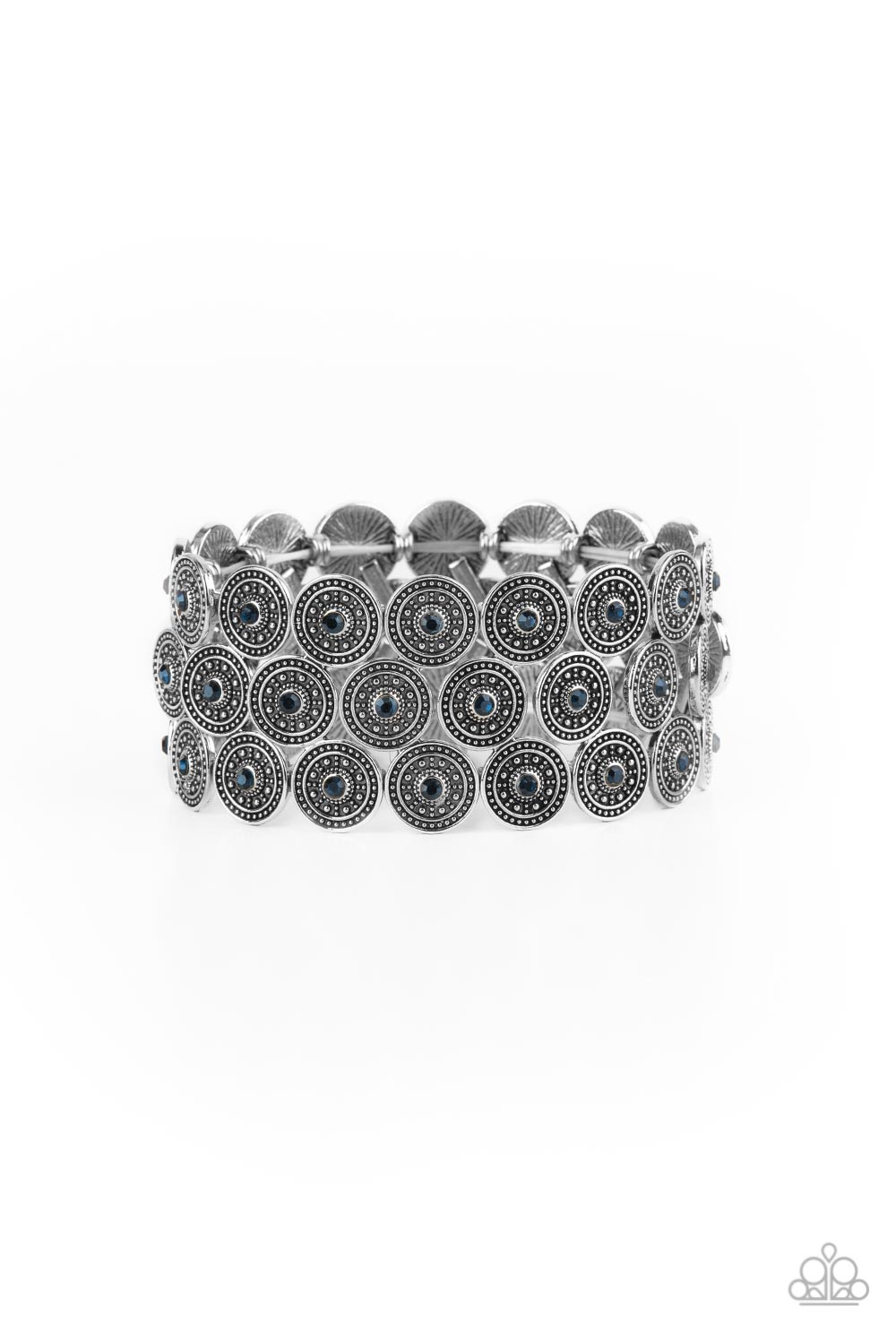 Forgotten Treasure - Blue Stretchy Bracelet