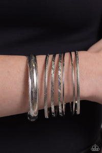 Stackable Stunner - Silver Set of Bracelets