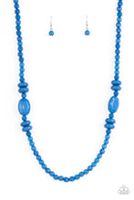 Load image into Gallery viewer, Tropical Tourist - Blue Necklace