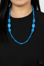 Load image into Gallery viewer, Tropical Tourist - Blue Necklace