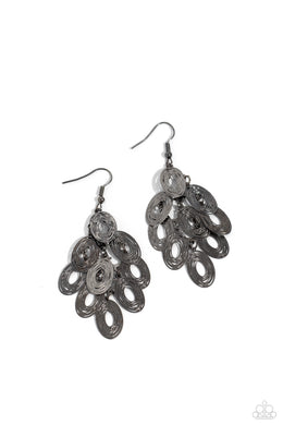 Thrift Shop Twinkle - Black Gunmetal Earrings