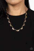 Load image into Gallery viewer, Lunar Jungle - Gold Necklace