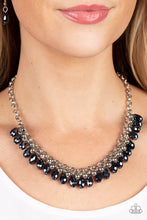 Load image into Gallery viewer, Metro Monarchy - Blue Necklace