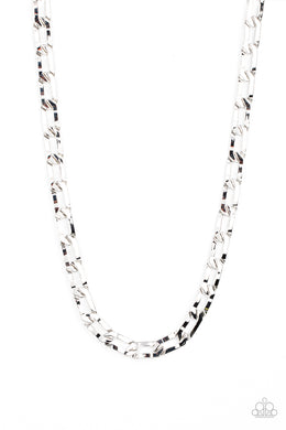 Full-Court Press - Silver Necklace