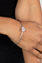 Load image into Gallery viewer, Heart of Ice - Pink Cuff Bracelet