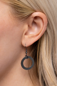 Uptown Links - Black Gunmetal Necklace