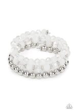 Load image into Gallery viewer, Gimme Gimme - White Coil Bracelet
