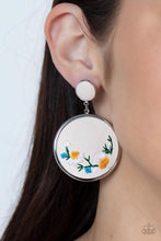 Load image into Gallery viewer, Embroidered Gardens - Multi Earrings