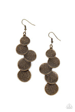 Load image into Gallery viewer, Token Gesture - Brass Earrings
