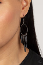 Load image into Gallery viewer, Mood Swing - Black Gunmetal Earrings