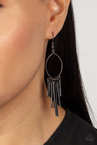 Mood Swing - Black Gunmetal Earrings