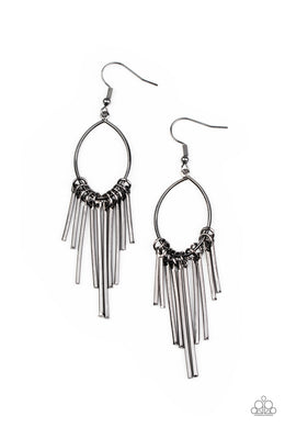 Mood Swing - Black Gunmetal Earrings