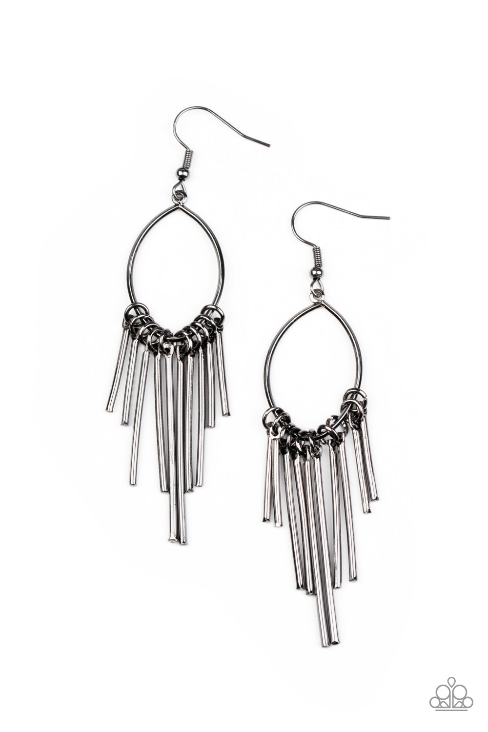 Mood Swing - Black Gunmetal Earrings