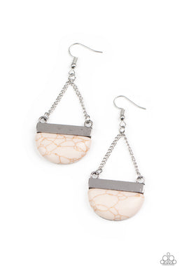 Mesa Mezzanine - White Earrings