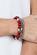 Load image into Gallery viewer, Tour de Tourist - Red Set of Bracelets