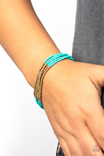 Load image into Gallery viewer, BEAD Bold - Blue Sliding Knot Bracelet