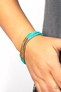 BEAD Bold - Blue Sliding Knot Bracelet