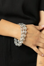 Load image into Gallery viewer, Eiffel Tower Tryst - White Set of Bracelets
