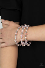 Load image into Gallery viewer, Eiffel Tower Tryst - Pink Set of Bracelets