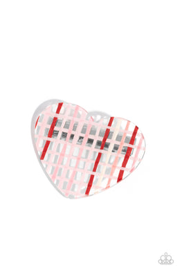 Lovers Lattice - Pink Hair Clip