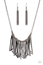 Load image into Gallery viewer, Industrial Jungle - Black Gunmetal Necklace