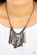 Load image into Gallery viewer, Industrial Jungle - Black Gunmetal Necklace