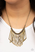 Load image into Gallery viewer, Industrial Jungle - Brass Necklace