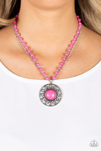 Sahara Suburb - Pink Necklace