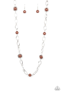Fundamental Fashion - Brown Necklace