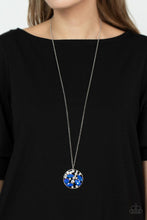 Load image into Gallery viewer, Iridescently Influential - Blue Necklace