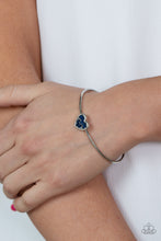 Load image into Gallery viewer, Heart of Ice - Blue Cuff Bracelet