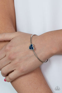 Heart of Ice - Blue Cuff Bracelet
