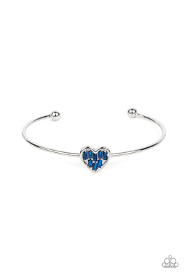 Heart of Ice - Blue Cuff Bracelet