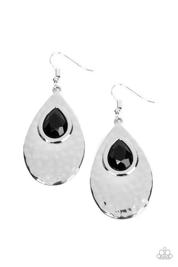 Tranquil Trove - Black Earrings