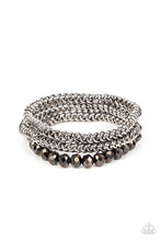 Load image into Gallery viewer, Gutsy and Glitzy - Silver Set of Bracelets