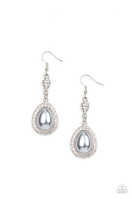 Elite Elegance - Silver Earrings
