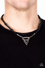 Load image into Gallery viewer, Arrowed Admiral - Black Necklace