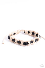 Load image into Gallery viewer, Climb Aboard - Black Sliding Knot Bracelet