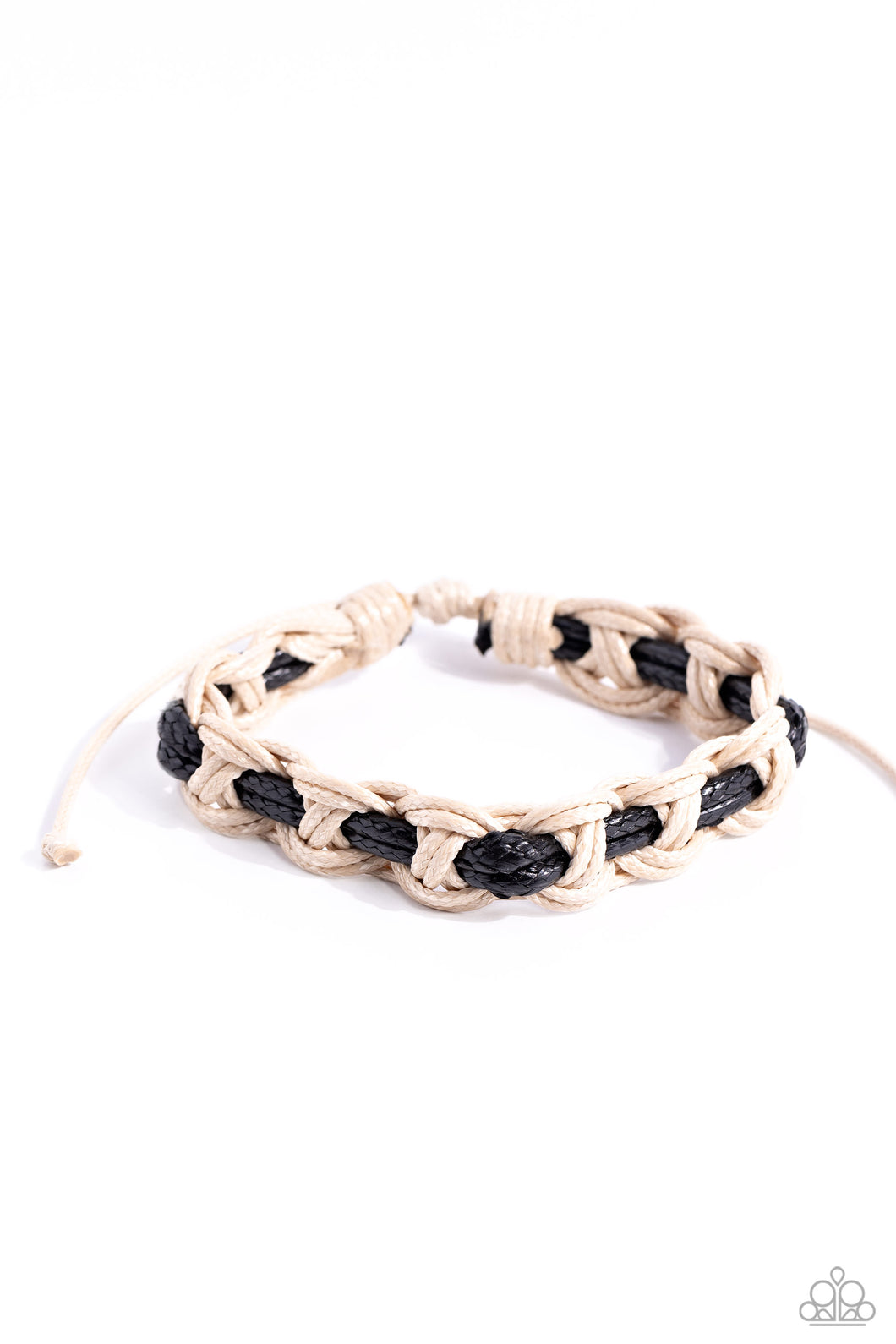 Climb Aboard - Black Sliding Knot Bracelet