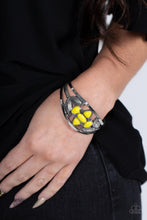 Load image into Gallery viewer, Caribbean Cabana - Yellow Cuff Bracelet