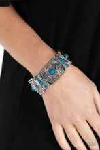 Load image into Gallery viewer, Going, Going, GONDOLA - Blue Stretchy Bracelet