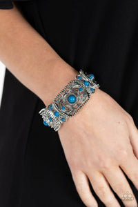 Going, Going, GONDOLA - Blue Stretchy Bracelet