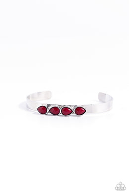 Prismatically Petite - Red Bracelet