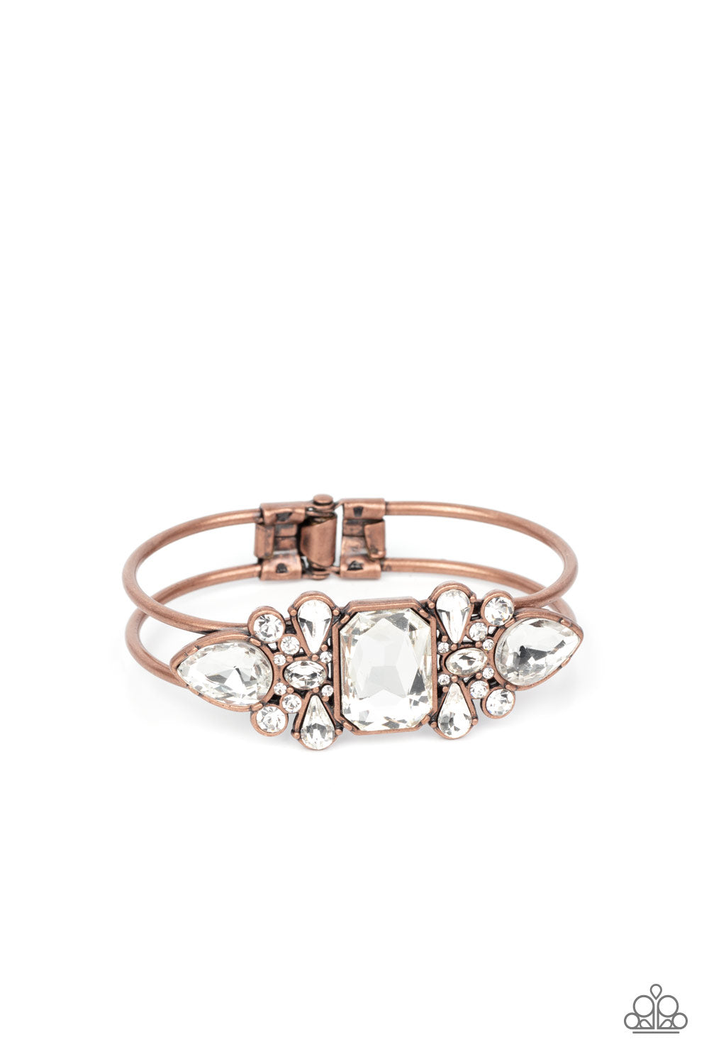Call Me Old-Fashioned - Copper Hinged Bracelet