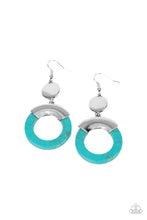 Load image into Gallery viewer, ENTRADA at Your Own Risk - Blue Earrings