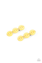 Load image into Gallery viewer, Charismatically Citrus - Yellow Hair Clips