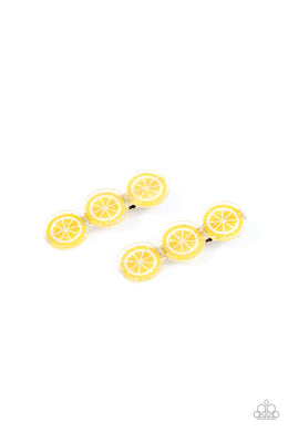 Charismatically Citrus - Yellow Hair Clips