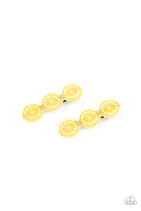 Charismatically Citrus - Yellow Hair Clips
