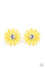 Load image into Gallery viewer, Sunshiny DAIS-y - Yellow Post Earrings